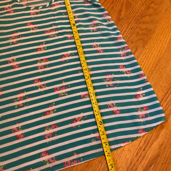 Kirra Tank, Floral On Stripes - Picture 7 of 8